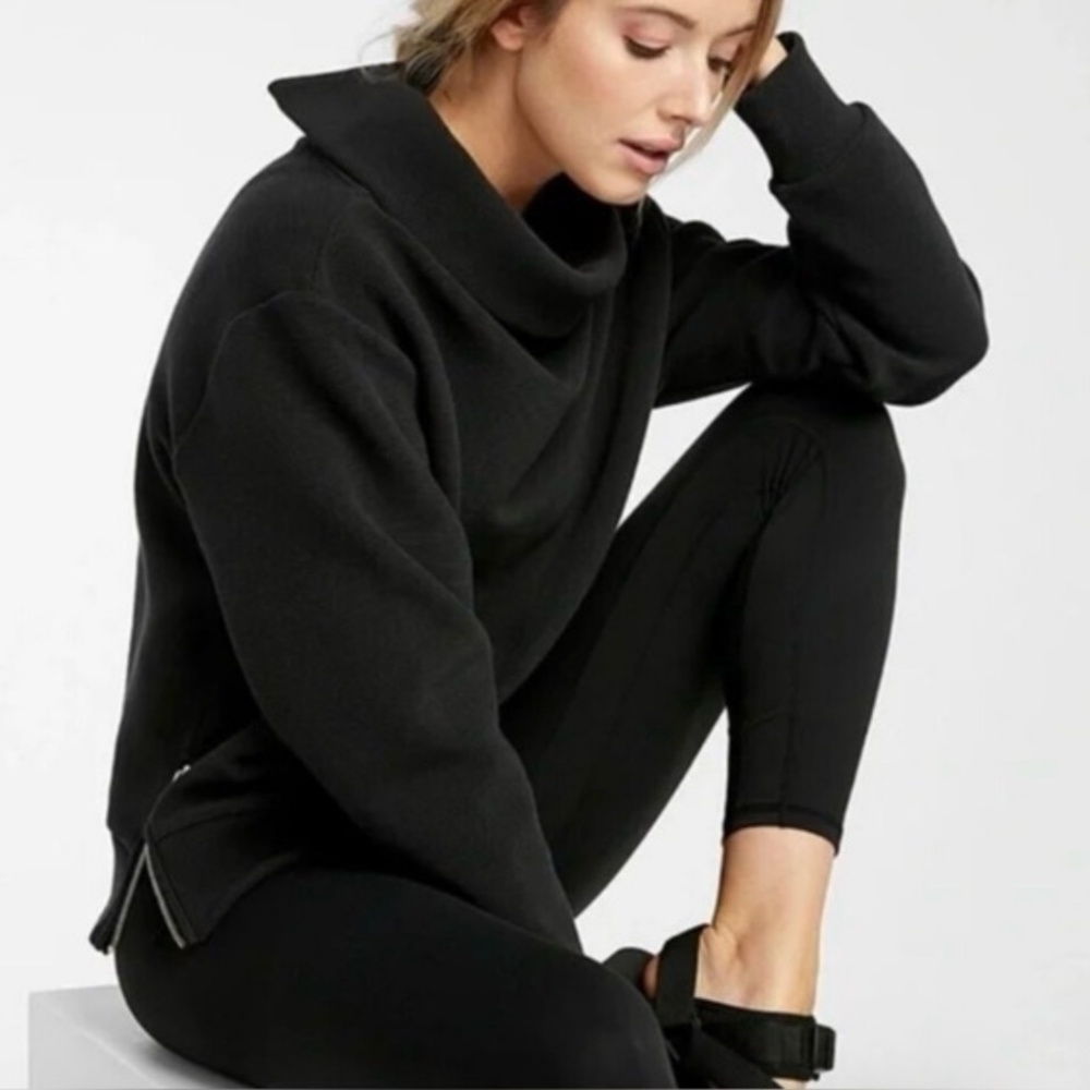 Varley Simon Sweatshirt, Black, Size Small